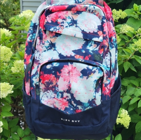 The North Face Handbags - The North Face WISE GUY Turkish Sea Metric & Cosmic Floral Backpack